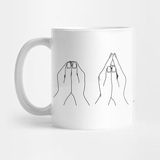 Church hands Mug